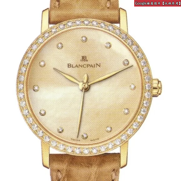 宝珀/Blancpain 经典系列 18k玫瑰金 自动机械机芯 女表 6102-1892-54