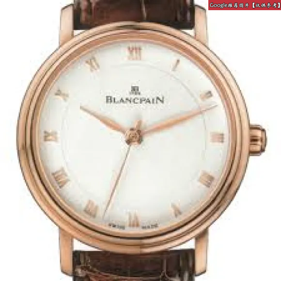宝珀/Blancpain 18k白金镶钻 女表 6102-1927-96A