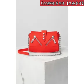 凯卓/Kenzo 火红色 斜背包 小号Kalifornia皮革手提包 F852SA108L25.19.TU