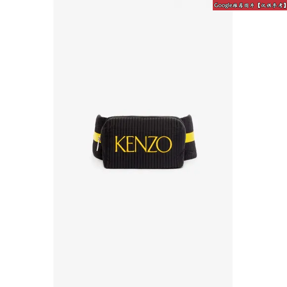 凯卓/Kenzo 女士 黑色 皮包 撞色腰包 F952SA996F11.99.TU