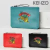 凯卓/Kenzo 红色 卡夹 小老虎拉链皮革卡夹 F955PM316L48.21.TU