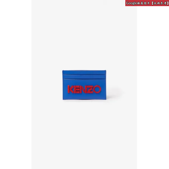 凯卓/Kenzo 蓝色 卡夹 徽标皮革卡夹 F955PM500L46.70.TU