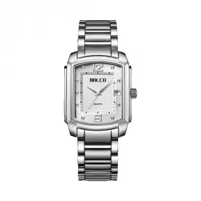 拜戈/Balco 不锈钢表壳 4粒镙丝锁紧后盖 真情系列 石英机芯 男表 1010Q3011