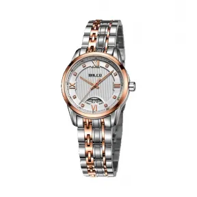 拜戈/Balco 不锈钢表壳 不锈钢圈口电玫瑰金 旋入式后盖 Sincere Series 石英机芯 女表 1040Q3385