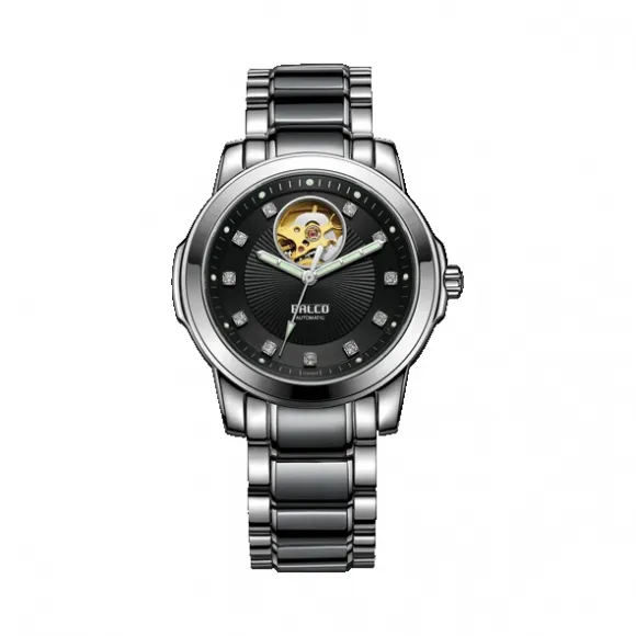 拜戈/Balco 不锈钢表壳 钨钛合金表圈 旋入式透视后盖 Mechanical series 自动机械机芯 男表 2212AL3576