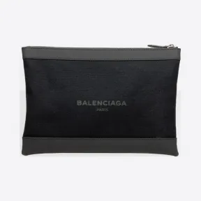 巴黎世家/Balenciaga Navy Clip中号 - 黑色 | 男士Navy 手袋 373834-KLX6N-1000
