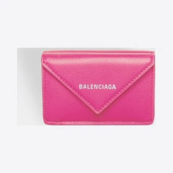 巴黎世家/Balenciaga ROSE BUBBLE Papier迷你钱包 46602449qb