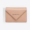 巴黎世家/Balenciaga 沙漠玫瑰 Papier迷你钱包 22003393qr