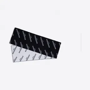 巴黎世家/Balenciaga 提花标识围巾 - 白色/黑色 | 男士帽子 487030-T1399-1070