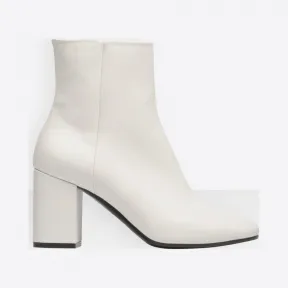 巴黎世家/Balenciaga Ville短靴 - 白色 | 女士Ville Shoes 490633-WAZX0-9000