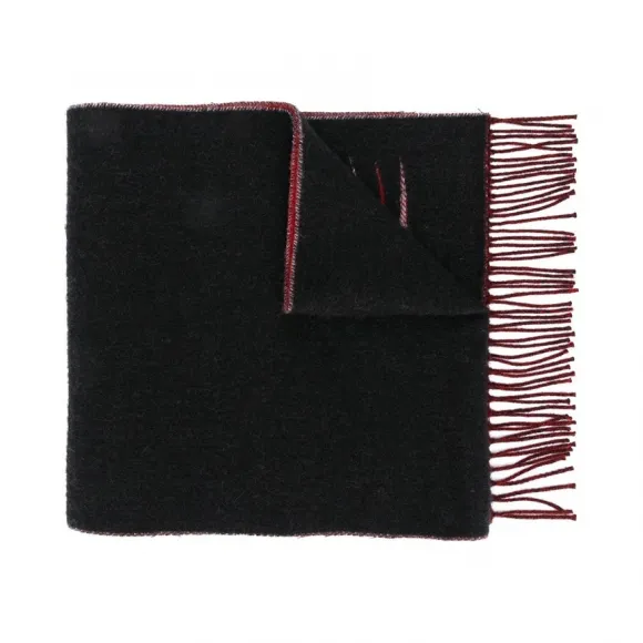 巴黎世家/Balenciaga 黑色/红色 羊毛 围巾 512731-466B5-1074