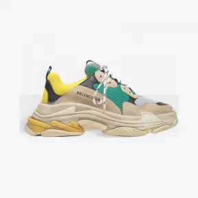 巴黎世家/Balenciaga 咖喱黄色 Triple S 运动鞋 11761116rv