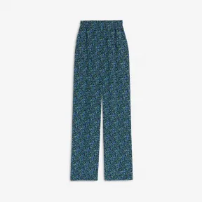 巴黎世家/Balenciaga 黑色/ 蓝色 宽松裤腿长裤 54167440wa