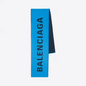 巴黎世家/Balenciaga ROYAL /BLACK Balenciaga Macro Scarf 46621513rn