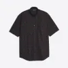 巴黎世家/Balenciaga ‎男士‎ ‎黑色/ 红色 ‎ ‎标准款衬衫 ‎ | Balenciaga 534332-TBL96-1076