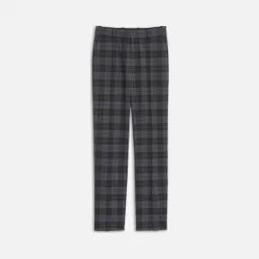 巴黎世家/Balenciaga 煤炭色 格纹精裁长裤 54167430vi