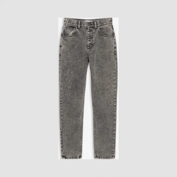 巴黎世家/Balenciaga 白色/ 淡褐色/ 黑色 直筒牛仔裤 54168882pm