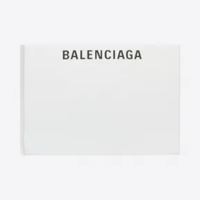巴黎世家/Balenciaga ‎女士‎ ‎White / Black ‎ ‎Shopping Envelope手拿包 ‎ | Balenciaga 568816-0AI2N-9000