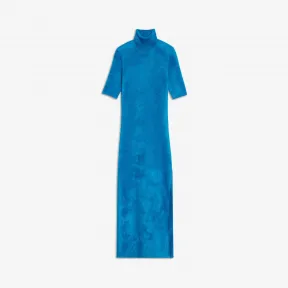 巴黎世家/Balenciaga ‎女士‎ ‎TURQUOISE ‎ ‎合身连衣裙 ‎ | Balenciaga 570830-T5111-4601