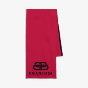 巴黎世家/Balenciaga 绣球玫瑰色 BB披肩围巾 46655969un