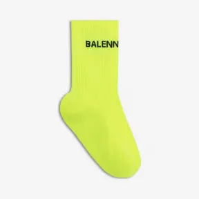 巴黎世家/Balenciaga 女士 香橼黄 网球袜 | Balenciaga 577446-379B0-7260