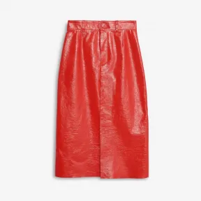 巴黎世家/Balenciaga 红色 百褶半身裙 35417196ge