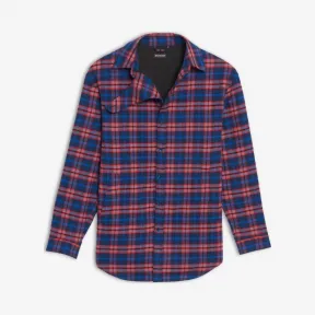 巴黎世家/Balenciaga 蓝色 / 红色 翻盖衬衫 38855240ox