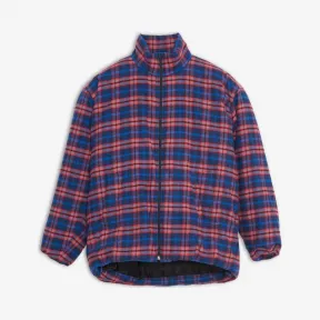 巴黎世家/Balenciaga 蓝色 / 红色 茧型拉链夹克 41909111bh