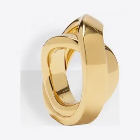 巴黎世家/Balenciaga 金黄色 Twirl戒指 50233958lu