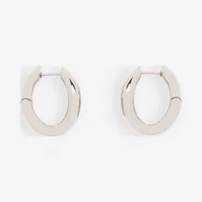 巴黎世家/Balenciaga 钯色 环状加小号耳环 50233989xk