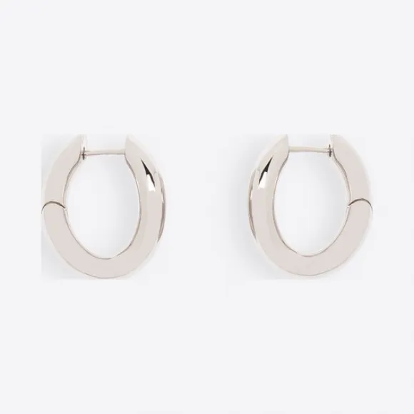 巴黎世家/Balenciaga 钯色 环状加小号耳环 50233989xk