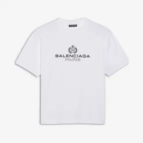 巴黎世家/Balenciaga  BB Paris标准版型T恤衫 12373286gm
