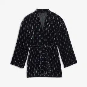 巴黎世家/Balenciaga 黑色 睡衣式夹克 41922345st