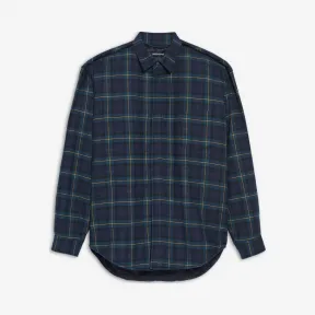 巴黎世家/Balenciaga NAVY/GREEN 紧身衬衫 38866739qd