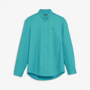 巴黎世家/Balenciaga TURQUOISE 方形背扣衬衫 38866744im