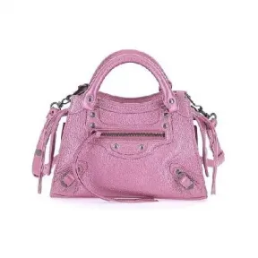 巴黎世家/Balenciaga 粉色 小牛皮 迷你包 63852415YK56202