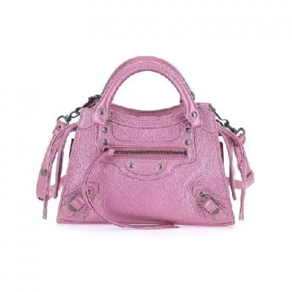 巴黎世家/Balenciaga 粉色 小牛皮 迷你包 63852415YK56202