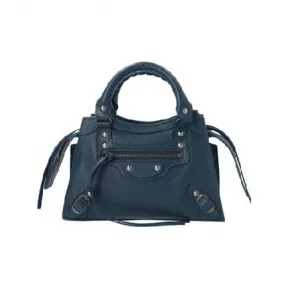 巴黎世家/Balenciaga 海军 100% 小牛皮 迷你包 63852415Y6X4403