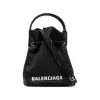 巴黎世家/Balenciaga 黑色 100% 聚酰胺 水桶包 656682H854N1060