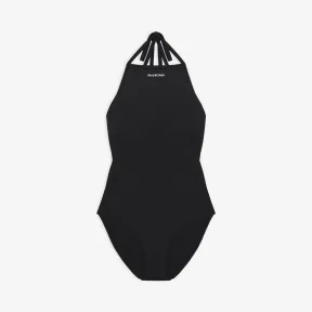 巴黎世家/Balenciaga 女士黑色系带泳衣 6570193A9B71000