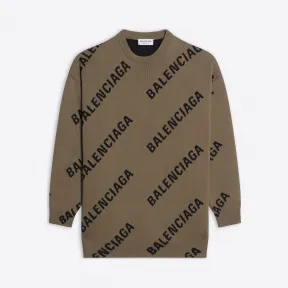 巴黎世家/Balenciaga 成衣 满印标识针织衫 657528T32002900