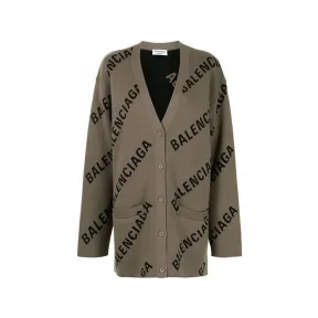 巴黎世家/Balenciaga 棕色 53% 棉 22% 羊毛 22% 涤纶 1% 弹性纤维 开衫 659675T32002900