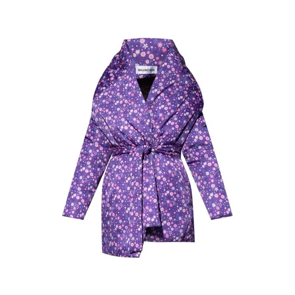 巴黎世家/Balenciaga 紫色 100％涤纶 棉衣 663015TKLC15210