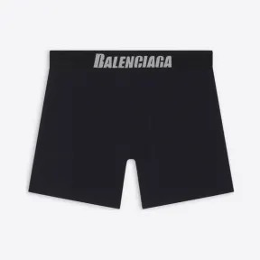 巴黎世家/Balenciaga 男士黑色平角内裤 6748454A8B81000