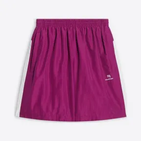 巴黎世家/Balenciaga 女式运动 B 款运动服紫色半身裙 675503TKO485210