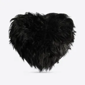 巴黎世家/Balenciaga 女式松软心形手拿包配黑色肩带 676935HPDEY1000