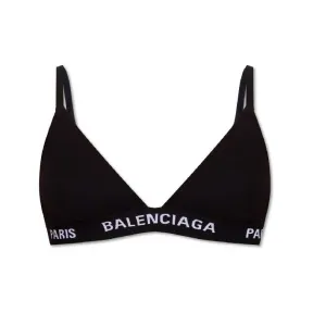 巴黎世家/Balenciaga 黑色 93% 棉 7% 弹性纤维 文胸 6898783A8B81077