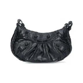 巴黎世家/Balenciaga 黑色 小牛皮 迷你包 69581423EB71000