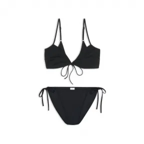 巴黎世家/Balenciaga Women's Minimal Bikini Set in Black 6984514B9B81000