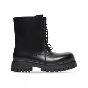 巴黎世家/Balenciaga Men's Sergent 20mm Boot in Black 701394WBD401000